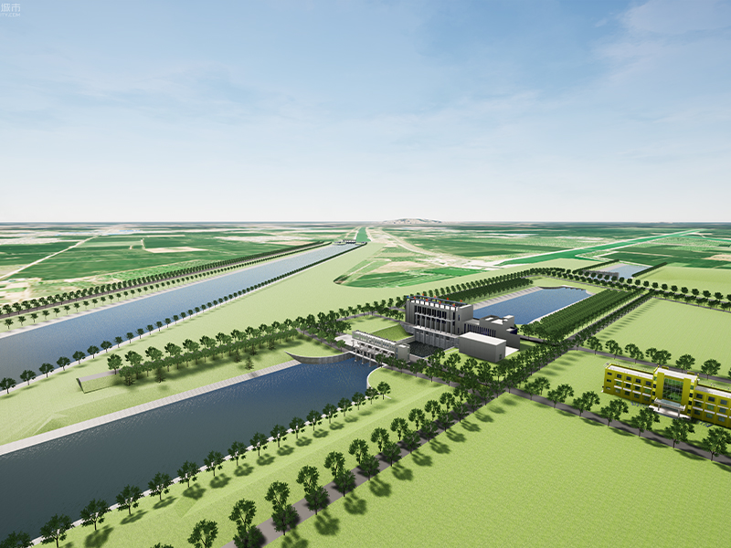 数字孪生南水北调邓楼泵站建设2-围绕邓楼泵站“调度”与“运行维护”两个核心业务，搭建智能应用平台