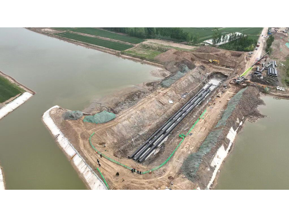 德州市向城区供水工程，管道多口径、多管材，总长约40km