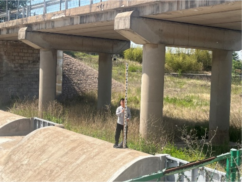 聚焦“一线” | 测绘院：即墨区王圈水库库容曲线复核测量