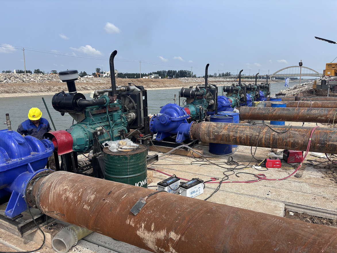 聚焦一线|施工概预算院：东平湖洪水相机南排工程施工现场调研